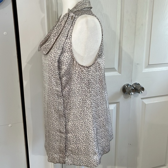 Ann Taylor Speckled Cowl Neck Blouse size 8 - Picture 3 of 9